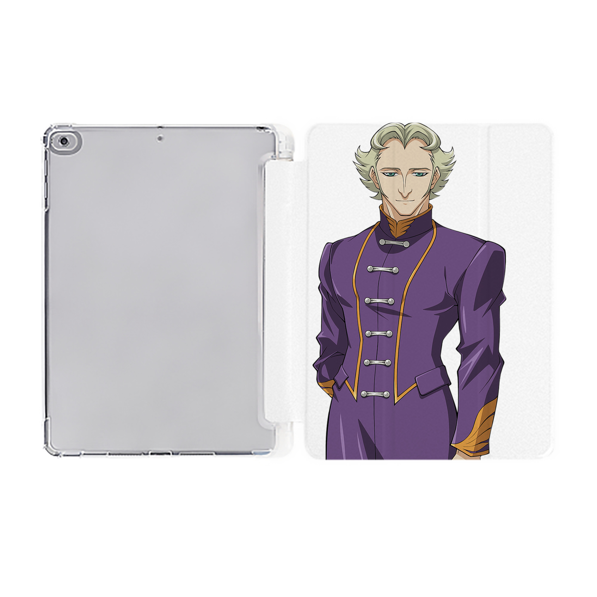 （画像用） 遊☆戯☆王 Yu-Gi-Oh! IPad ケース ペン収納付き 三つ折りスタンド PUレザー×シリコン 対応機種9.5/10.5/10.9インチ